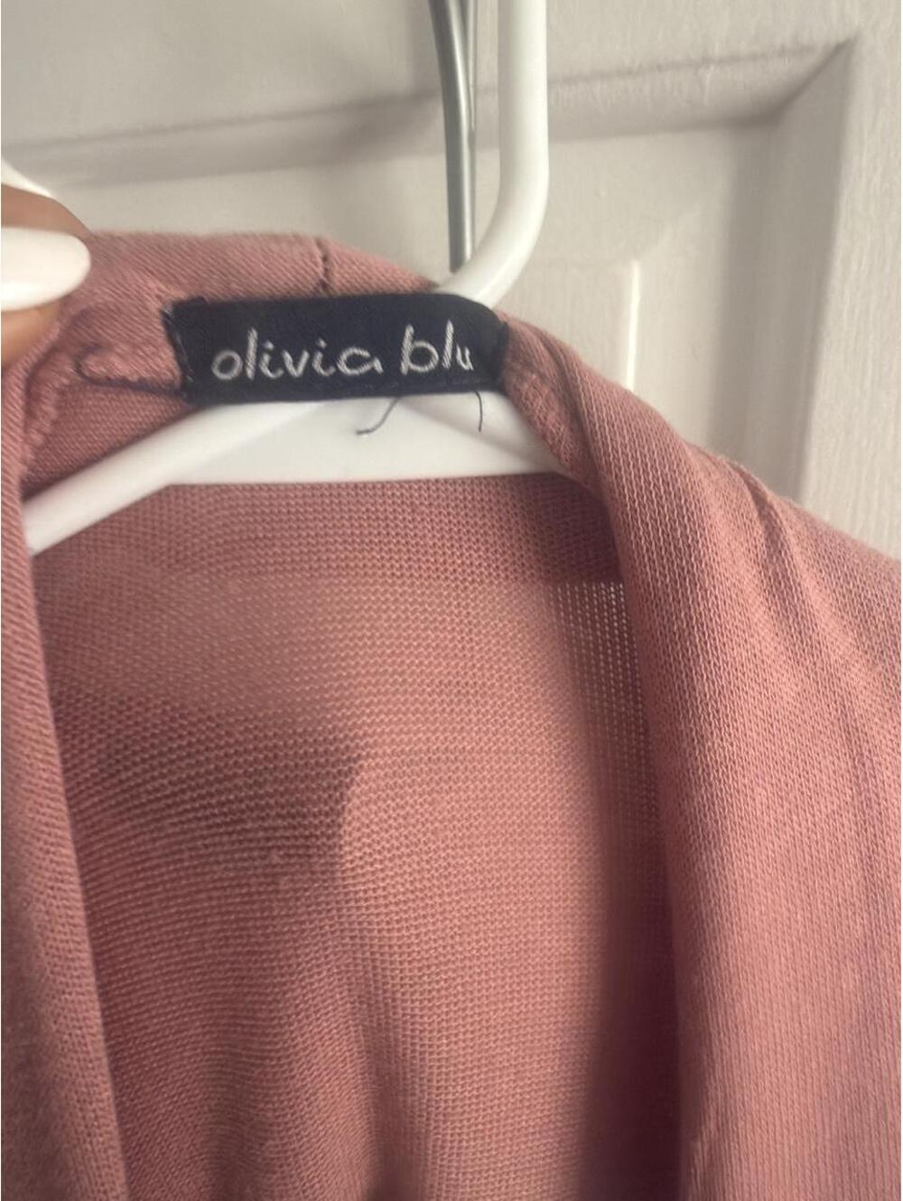 Olivia Blu Pink Women's Cardigan New Without Tags - Picture 2 of 2
